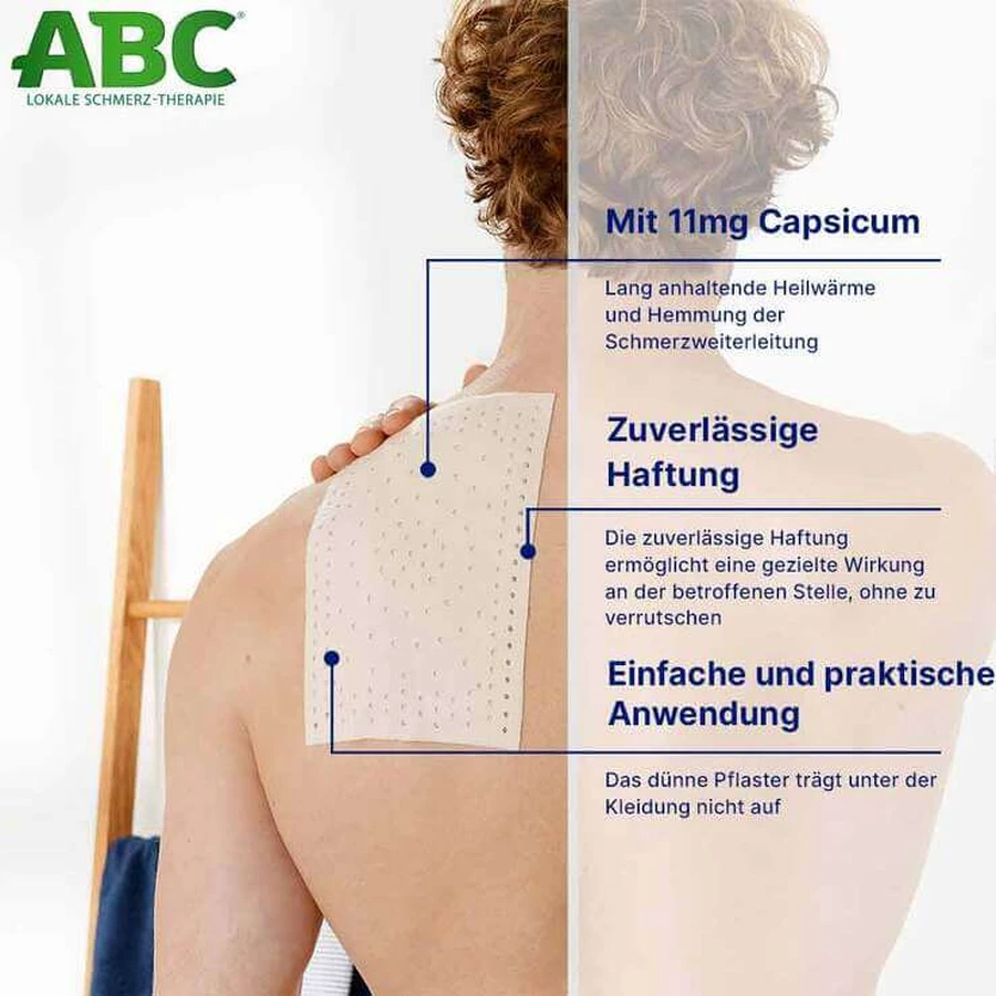 ABC Capsicum Heat Patch, 1 cerotto