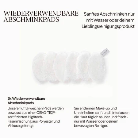 Abschmink- & Waschpads weiß, 6 St Körperpflege