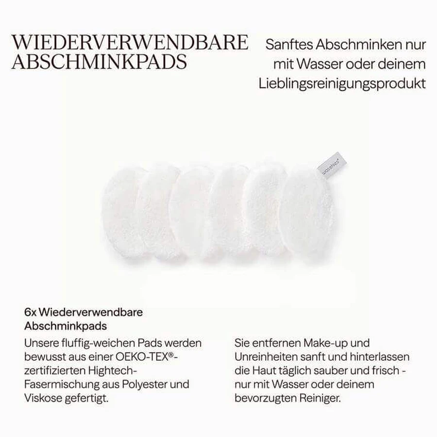 Abschmink- & Waschpads weiß, 6 St Körperpflege
