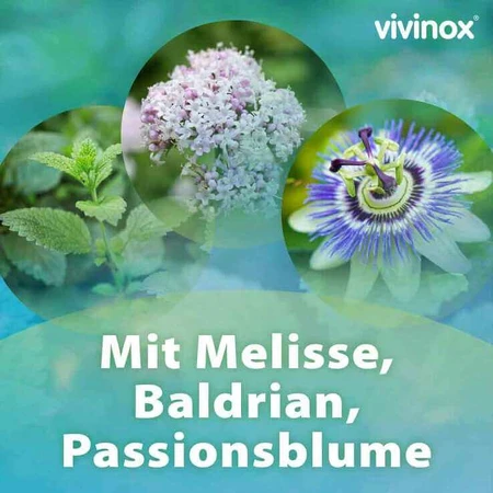 vivinox® Nerve Calm kalmerende tabletten bij rusteloosheid en moeite met inslapen, 100 omhulde tabletten