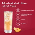 Puresgp Clear Protein Pulbere cu aromă de ceai rece de piersici, 500 g pulbere