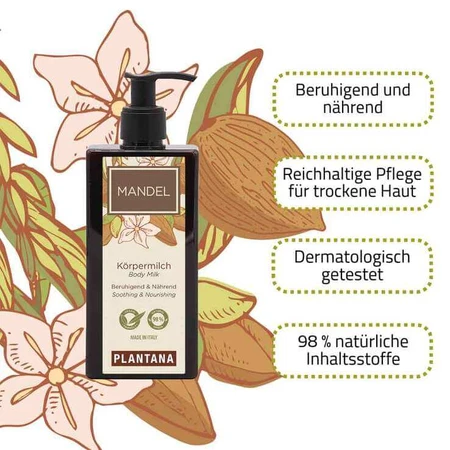 Plantana Almond Body Lotion, 250 ml