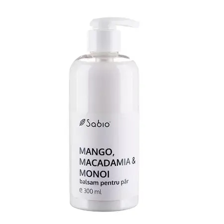 Hair conditioner with mango, macadamia and monoi, 300 ml, Sabio