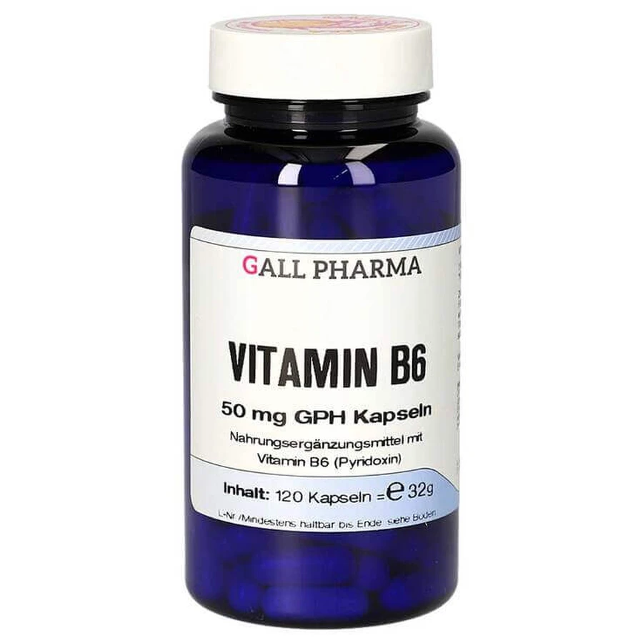 Vitamin B6 50 mg GPH Kapseln, 60 St Kapseln
