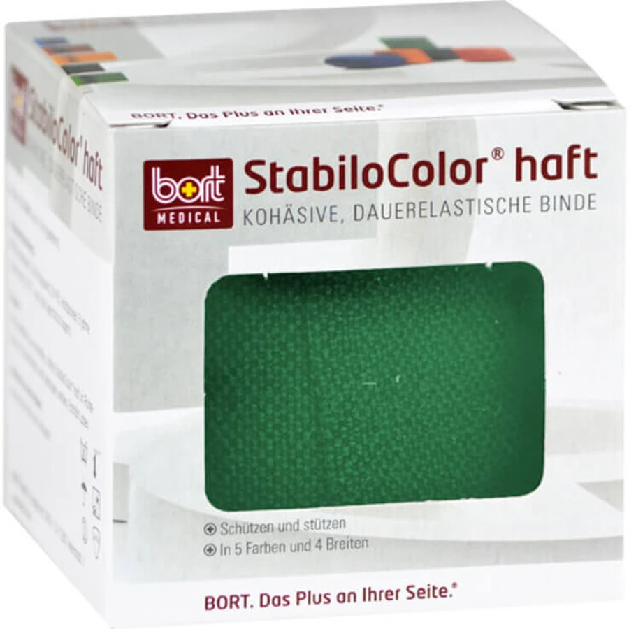 Bandaż samoprzylepny Stabilocolor, 4 cm, zielony, 1 rolka: ceny i cechy