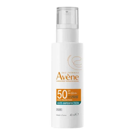 Avene Anti-Imperfection Fluid SPF 50, 2x40 ml Emulsion