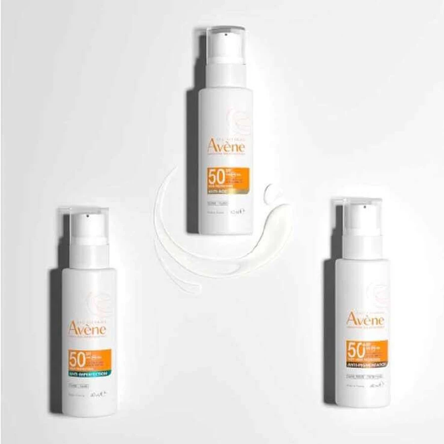 Avene Anti-Imperfection Fluid SPF 50, 2x40 ml Emulsion