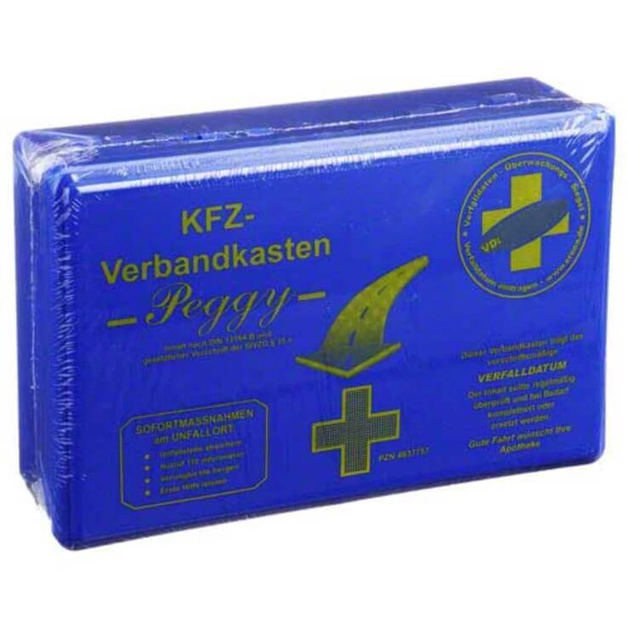 SENADA® Peggy Blue EHBO-set voor in de auto, 1 stuk, zolang de voorraad strekt
