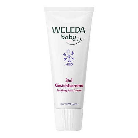 Weleda baby 3 în 1 Cremă de față cu nalbă albă, 50 ml Cremă