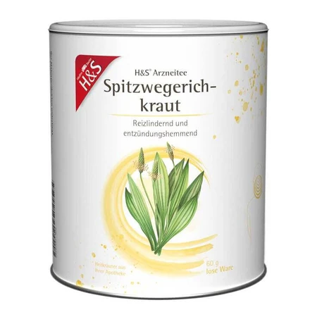 H&S Ceai vrac din pătlagină ascuțită, 60 g ceai