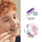Perie de dinți cu ultrasunete GUM Sonic Ortho, 1 buc. perie de dinți