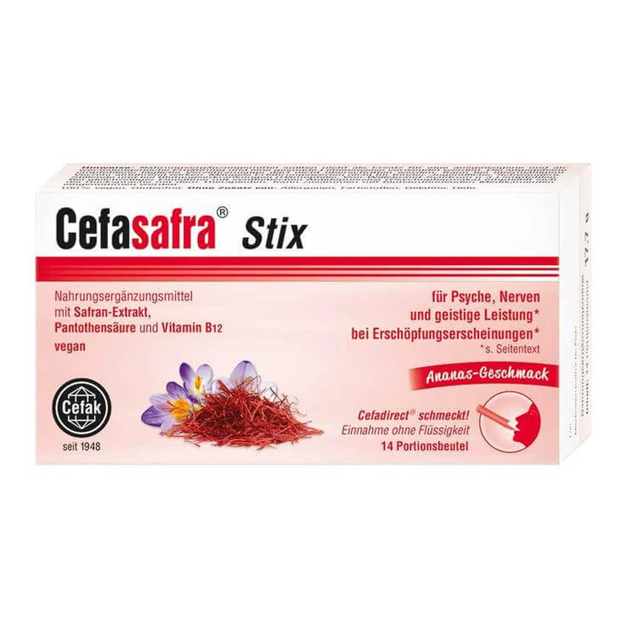 Cefasafra Stix Granulat, 14 bucăți de granulat