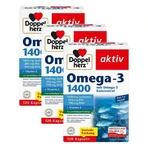 Doppelherz Omega-3 1.400 de capsule, 3 x 120 de capsule