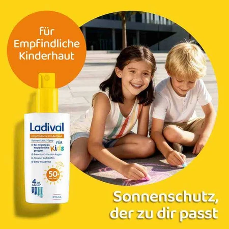 Ladival Sensitive kindhuidspray SPF 50+, 2x150 ml spray