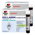 Doppelherz System Collagen 11000 Plus, ampollas, 2 cajas de 30 ampollas (25 ml cada una)