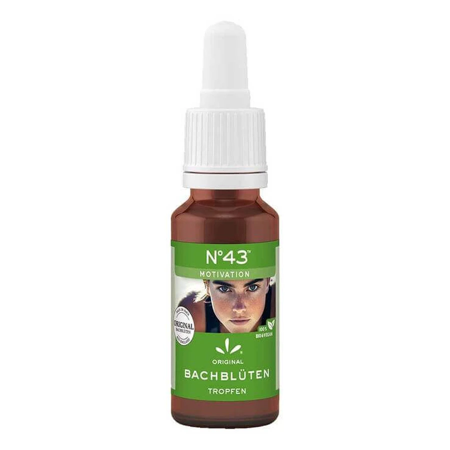 Bachbloesemremedies nr. 43, druppels, 20 ml drank