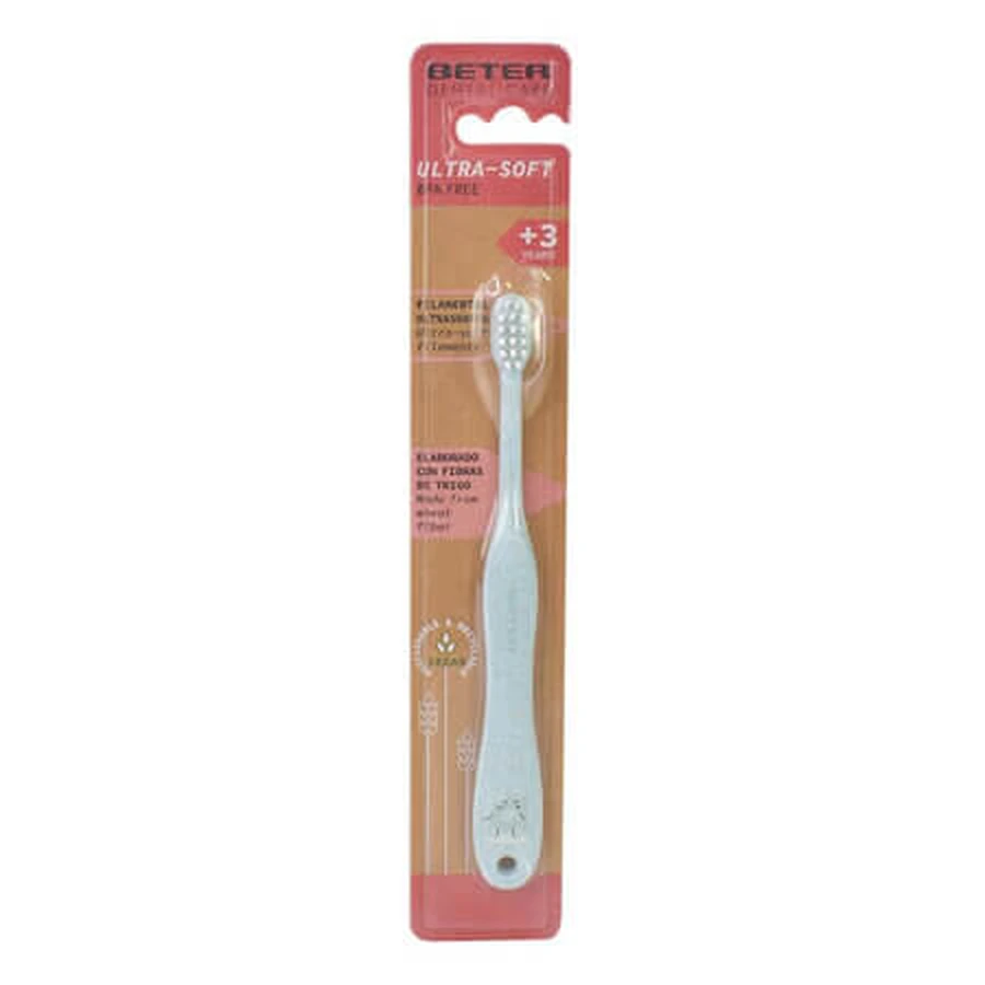 Brosse à dents pour enfants, couleurs assorties, à partir de 3 ans, ultra douce, Beter