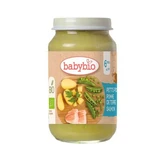 Ekologiczny przecier warzywny z łososiem, od 6. miesiąca życia, 200 g, BabyBio