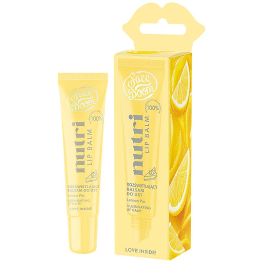 Baume à lèvres illuminateur, Lemon Pie, 10 g, BodyBoom