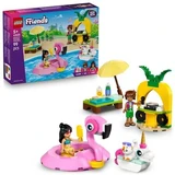 Pool Party with the Unicorn and Flamingo, Ages 5+, 42658, 99 pieces, Lego Friends