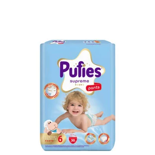 Scutece chilotel Supreme, Nr.6, 15+ kg, 30 buc, Pufies