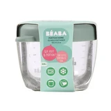 Recipient ermetic din sticla, Sage Green, 150 ml, Beaba