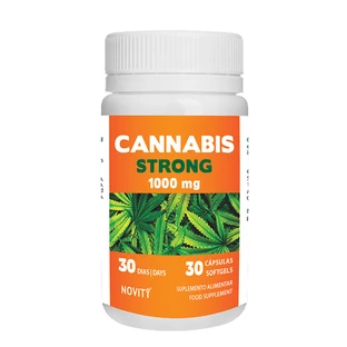 Cannabis Strong, 1000 mg, 30 capsule moi, Dietmed