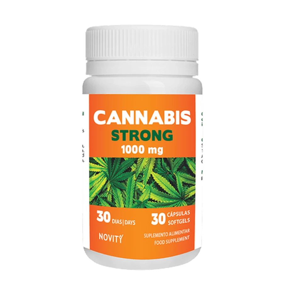 Cannabis Strong, 1000 mg, 30 capsule moi, Dietmed