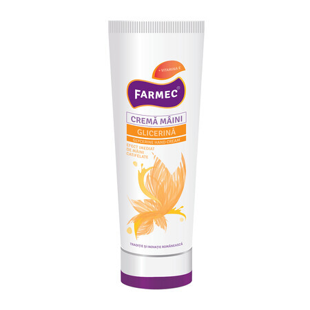 Crema de manos con glicerina, 150 ml, Farmec