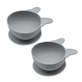 Set 2 castronele din silicon cu ventuza, Bulldog, 2 bucati, Melii