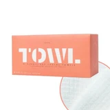 Waffle Disposable Face Towels, XXL Pack, 80 Count, Towl
