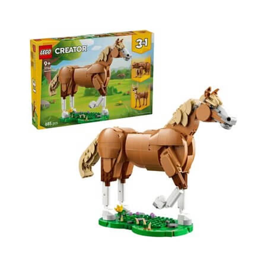 Beautiful Horse, Ages 9+, 685 pieces, Lego Creator 3-in-1