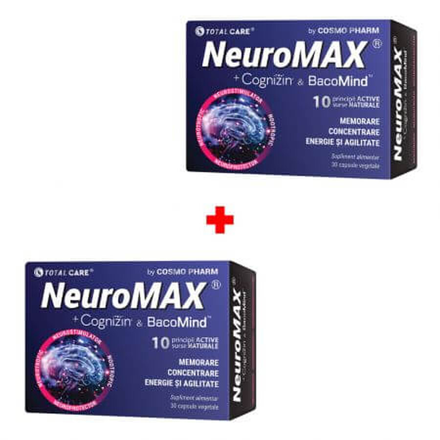 Neuromax pack, 30 + 30 cápsulas, Cosmopharm