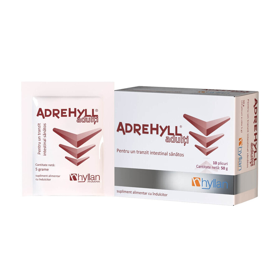 Pack promocional 1+1 Adrehyll adultos, 2 x 10 sobres, Hyllan