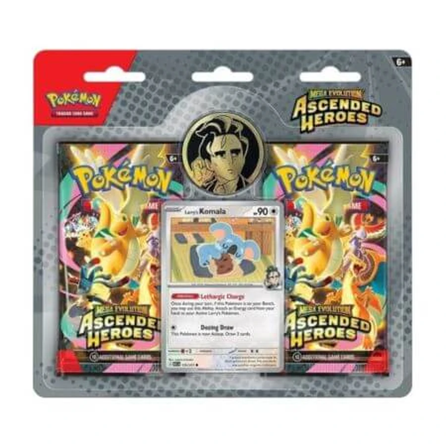 Coffret « Mega Evolution » - Blister « Ascended Heroes Trainer » : Larry, à partir de 6 ans, Pokémon