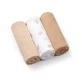 Crepon-mousseline luiers, 70 x 70 cm, beige, set van 3, Babyono