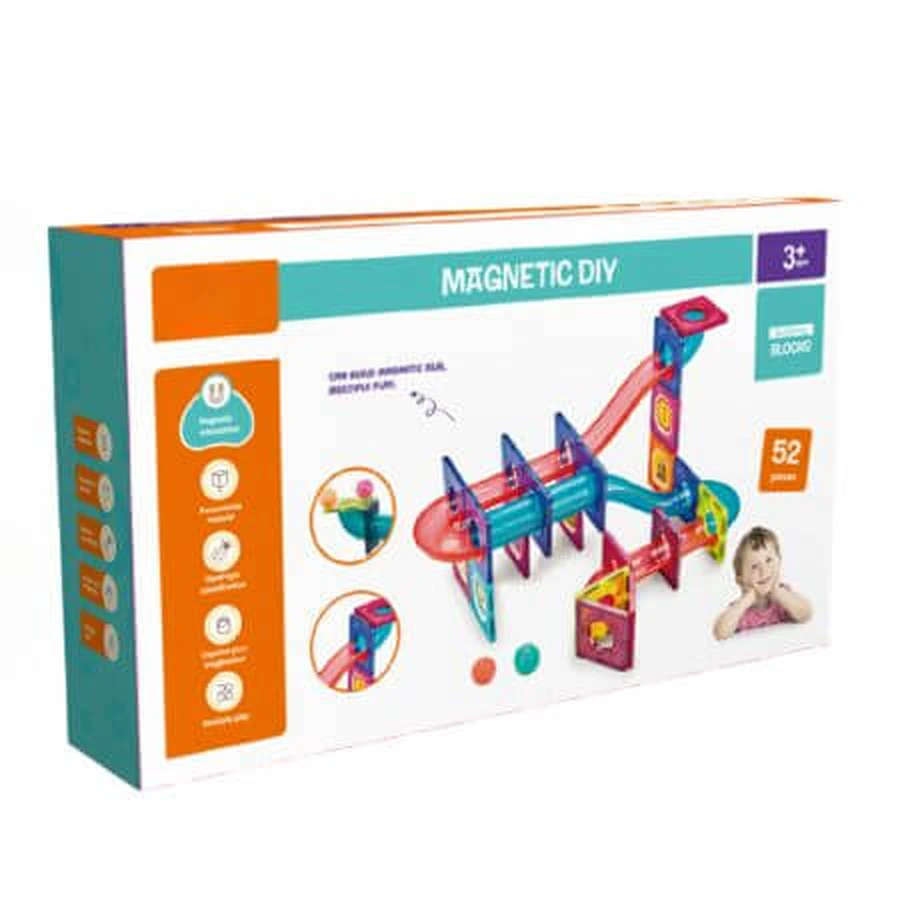 Gra „My Magnetic Maze”, od 3 lat, 52 elementy, Bufnitel: ceny i cechy