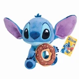 Peluche de Stitch con una rosquilla, 25 cm, Disney
