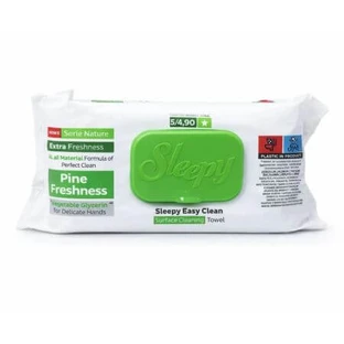 Easy Clean-vochtige doekjes voor diverse oppervlakken, dennengeur, 100 stuks, Sleepy