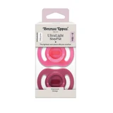 Chupetes ortodónticos UltraLight, rosa/morado, de 6 a 18 meses, paquete de 2, Tommee Tippee