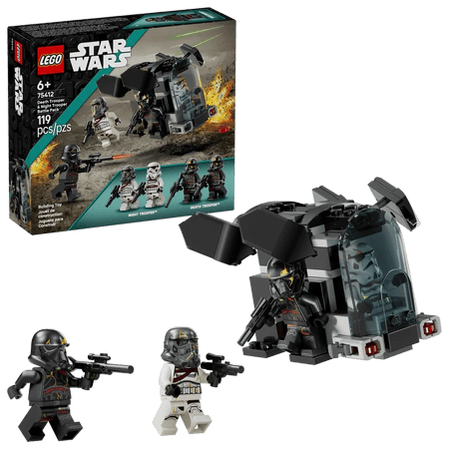 Set de batalla de «Star Wars: Soldados de la muerte» y «Soldados de la noche», a partir de 6 años, 75412, 119 piezas, Lego