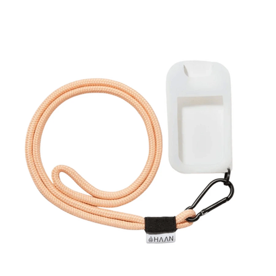 Pochette pour gel hydroalcoolique avec cordon de serrage, orange, Haan