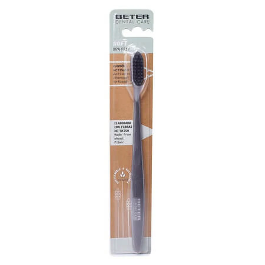 Brosse à dents, poils souples, couleurs assorties, 1 pièce, Beter