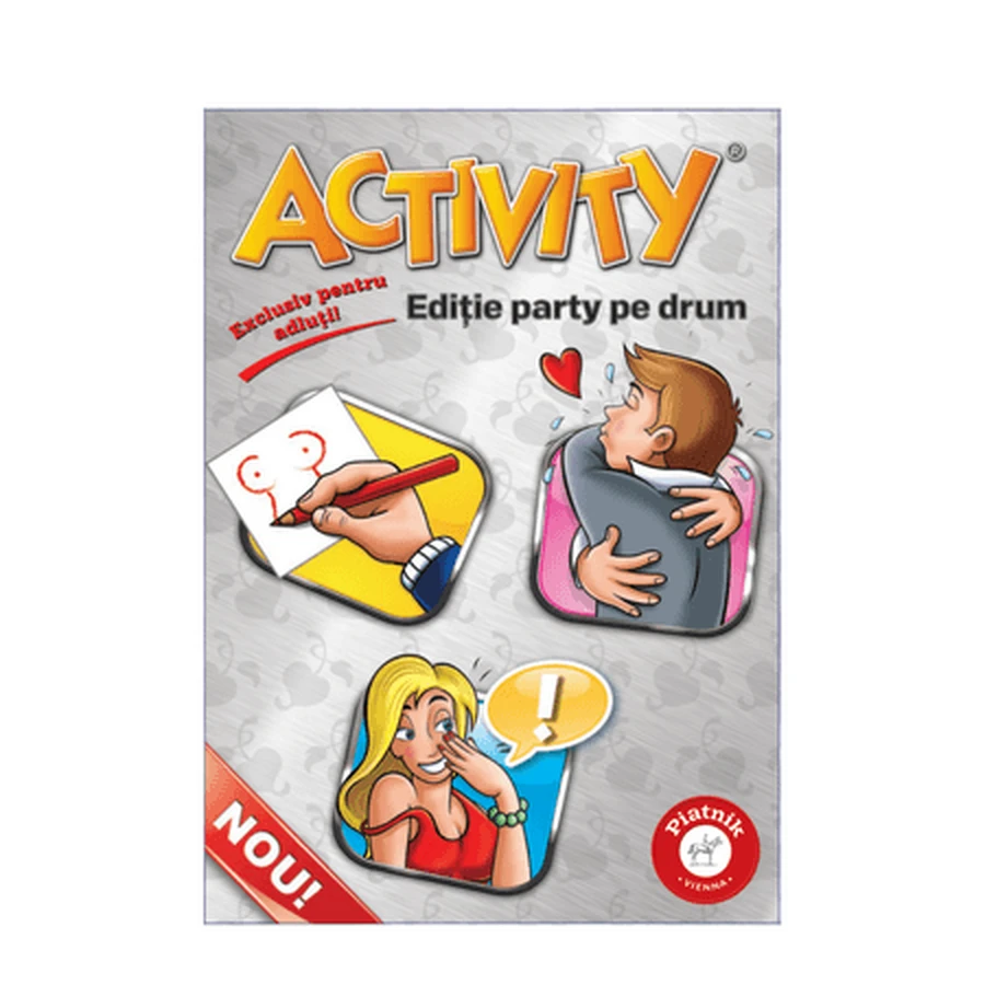 Activity Club Edition Travel Board Game for Adults, Ages 18+, Piatnik
