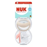 Suzete Perfect Match M1, Pink, 0–6 months, 2-pack, Nuk