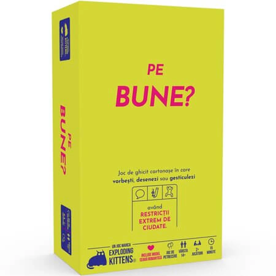 Joc de societate - Pe bune?, 14 ani+, Exploding Kittens