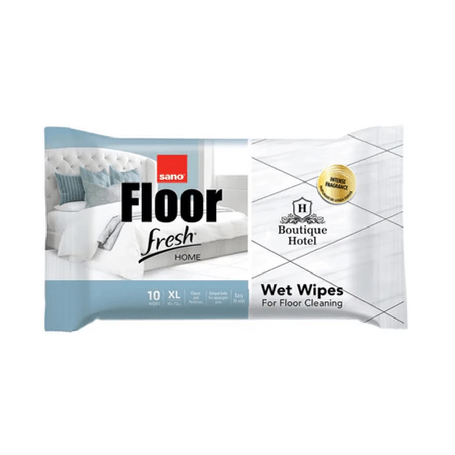 Lavete umede XL pentru pardoseli Floor Fresh, 10 bucati, Sano