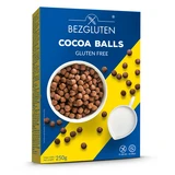 Palline di cereali senza glutine al cacao, 250 g, Bezgluten