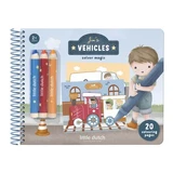 Jim Coloring Book with Crayons, Ages 2+, Little Dutch
