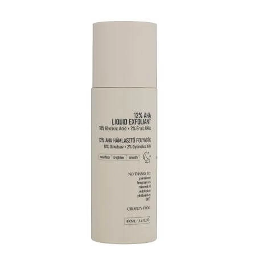 Ser exfoliant cu 12% AHA, 100 ml, Nerds